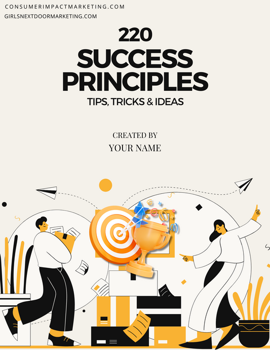 220 Success Principles Tips, Tricks & ideas Playbook - 74 Pages