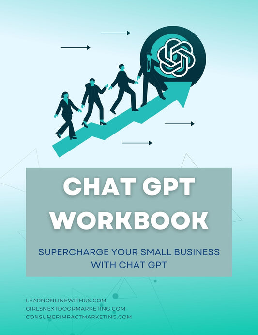 Chat GPT Workbook for Small Business - 141 Pages