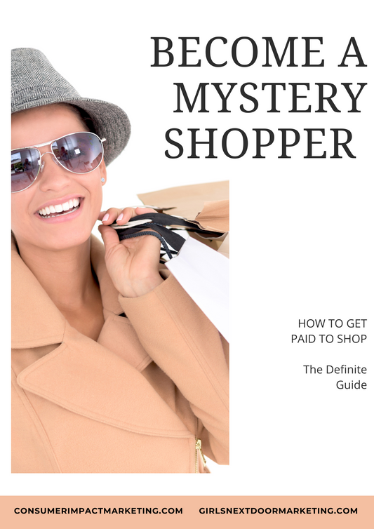 Become a Mystery Shopper Playbook - 43 Pages
