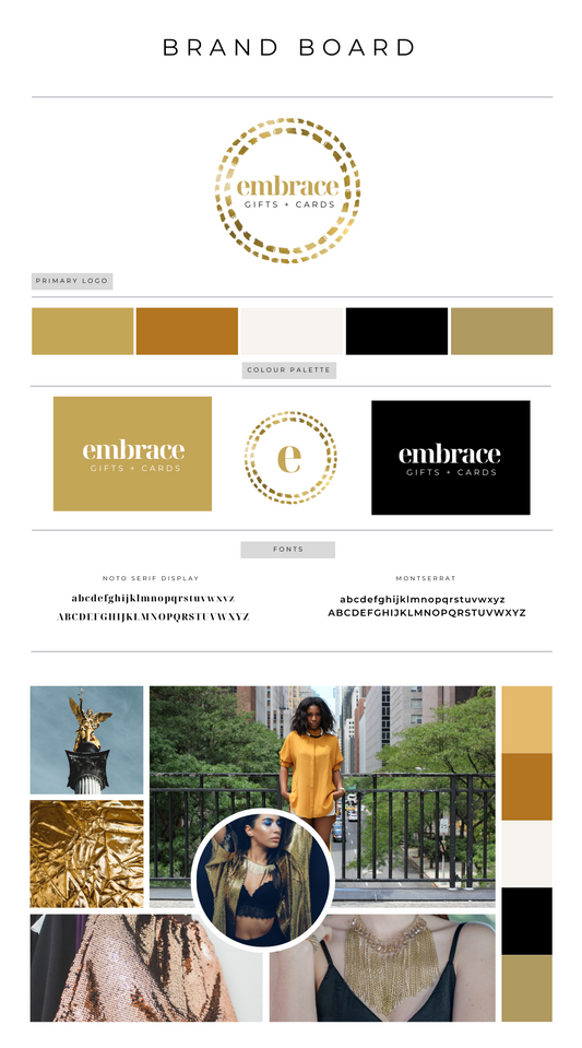Branding Board 153 - Embrace Gifts + Cards
