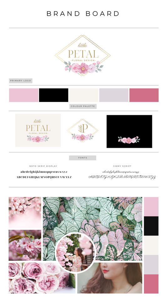 Branding Board 158 - Little Petal Floral Design