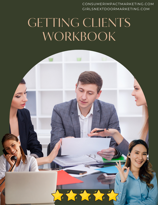 Getting Clients Workbook - 86 Pages