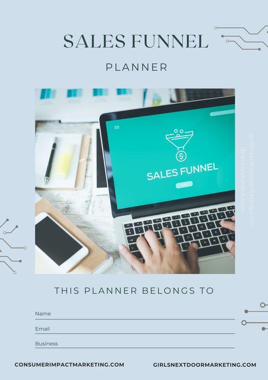 Sales Funnel Planner - 28 Pages