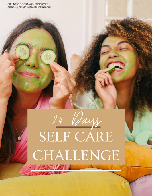 24 Days Self Care Challenge - 27 Pages - Girls Next Door Marketplace