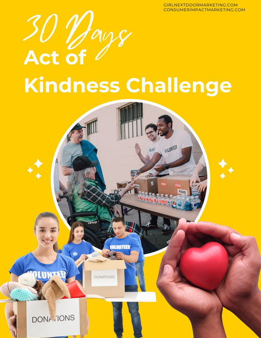 30 Days Act of Kindness Challenge - 32 Pages - Girls Next Door Marketplace