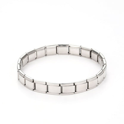 Simple and personalized bracelet with geometric design, fashionable titanium steel bracelets from Europe and America