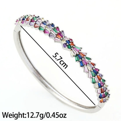 Full set colorful zircon bracelet