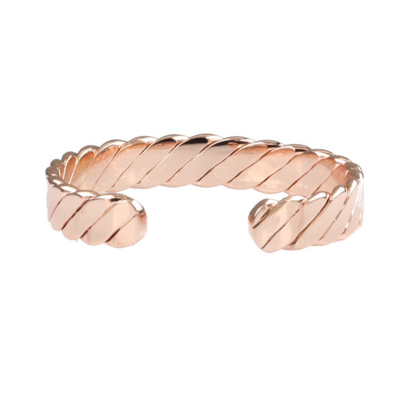 Rose Gold Copper Bracelet Large S Magnetic