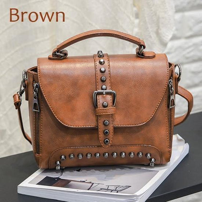 Women Vintage Leather Crossbody Handbags