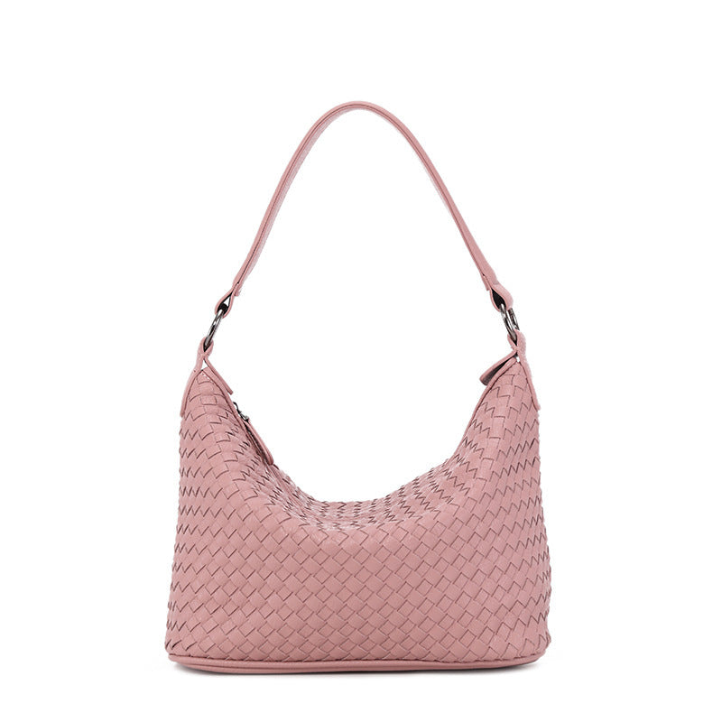 Woven Handbags Korean Women's Shoulder Bags Portable Handbags