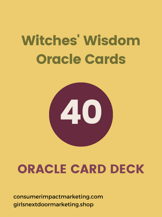 Witches' Wisdom Oracle Cards - 43 Pages