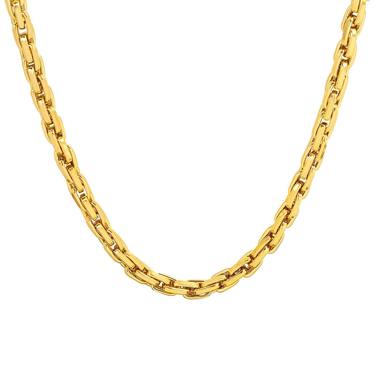 18K gold plated Stainless steel necklace, Intensity