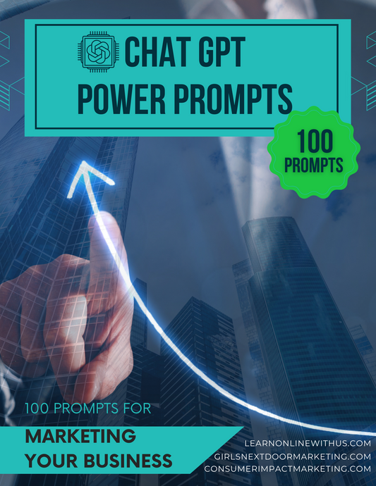 Chat GPT Power Prompts | Marketing Your Business - 11 Pages