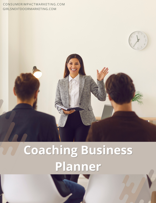 Coaching Business Planner - 49 Pages