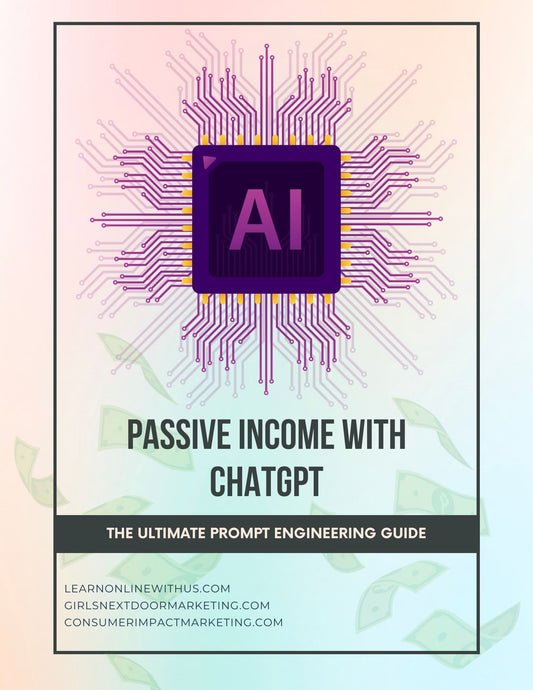 Passive Income with Chat GPT Ebook - 155 Pages