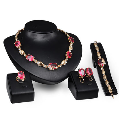 Fashion Four-piece Exaggerated Jewelry Set