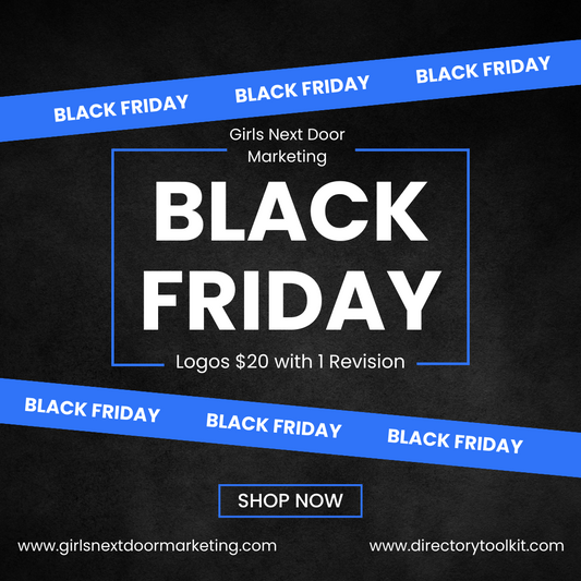 Black Friday - Logos $20 with 1 Revision