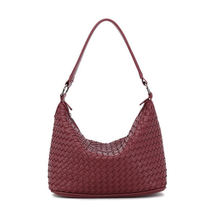 Woven Handbags Korean Women's Shoulder Bags Portable Handbags