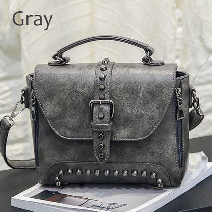 Women Vintage Leather Crossbody Handbags