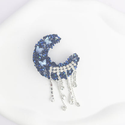 Cute Grain Pen Accessories Handmade Moon Boat Phone Accessory Beaded Pen Accessories