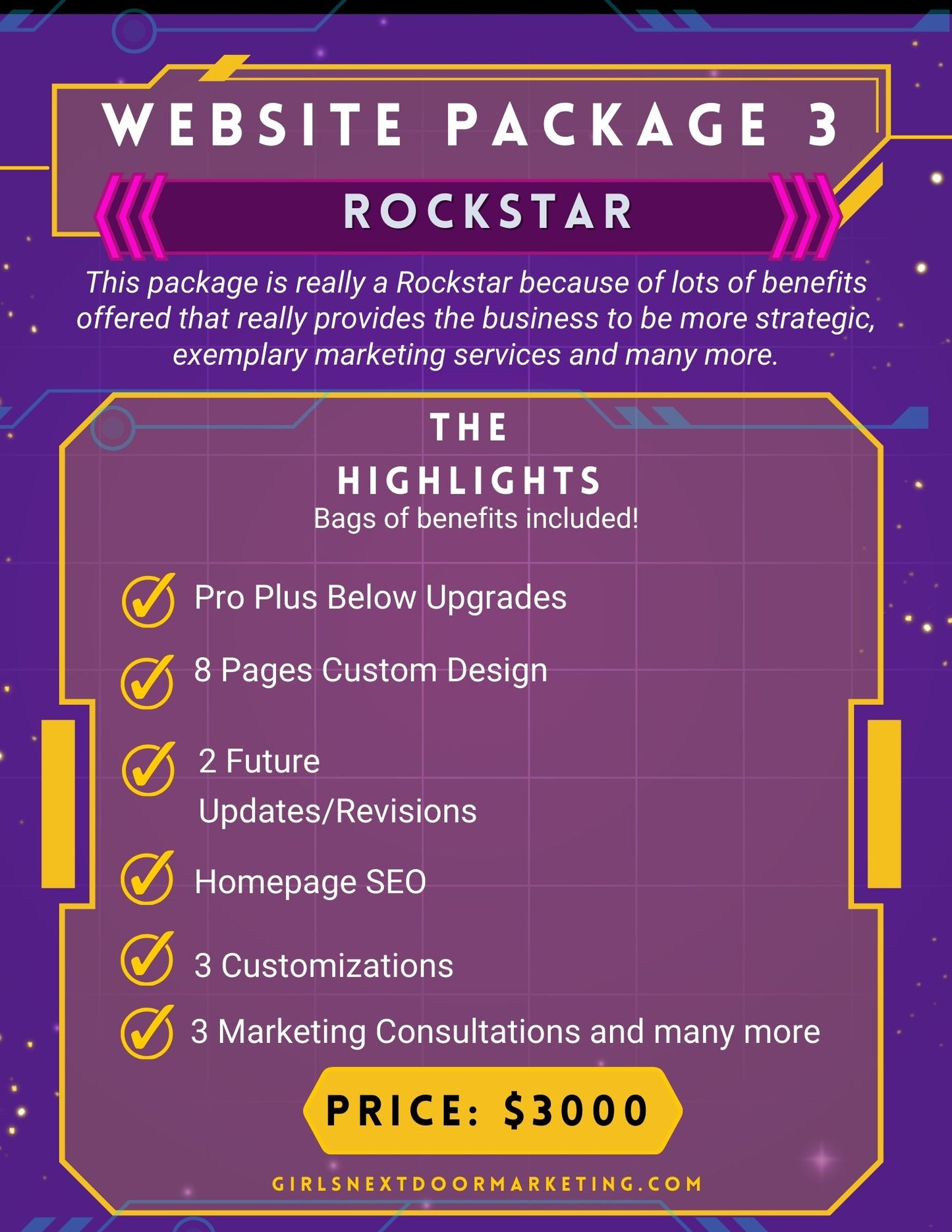 Website Package 3 - Rockstar