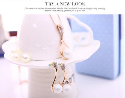 Jewelry Set Custom Pearl Earring Necklace