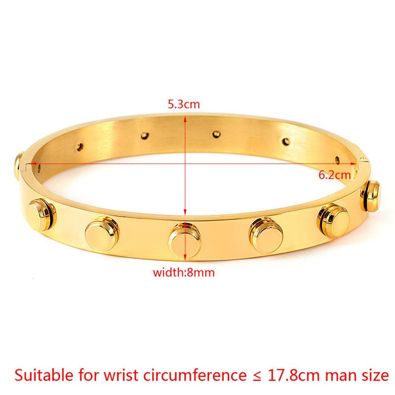 Versatile Essence Concealed Buckle Stainless Steel Bracelet and Bracelet for Women