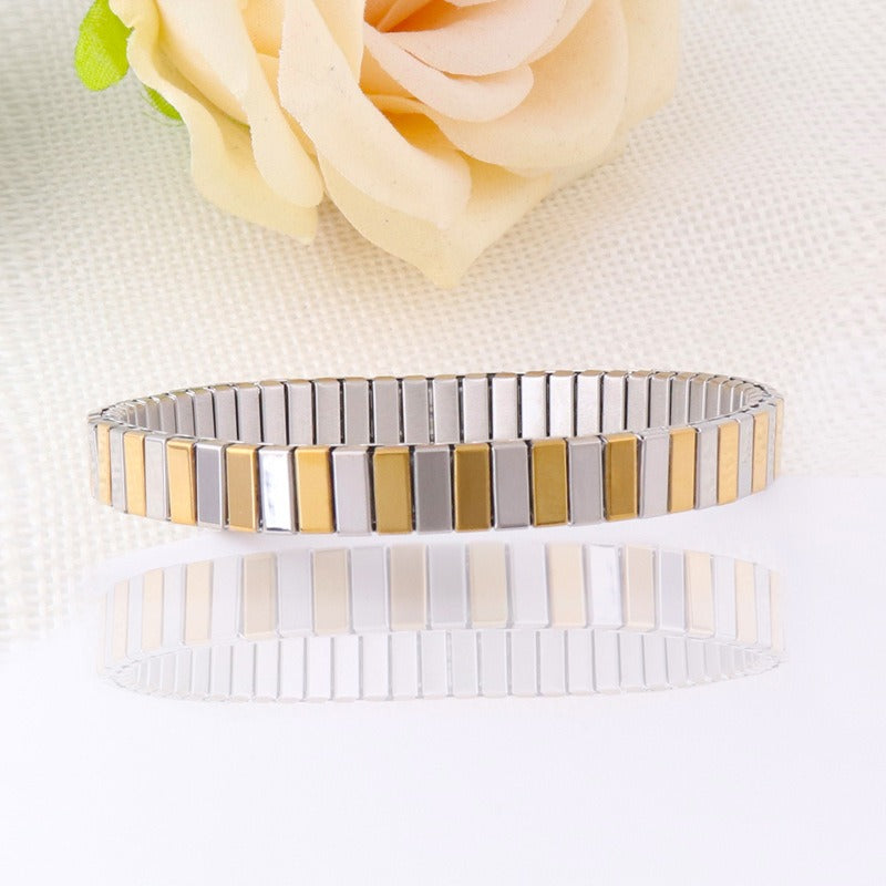 stainless steel elastic bracelet