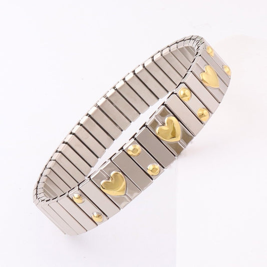 stainless steel elastic bracelet