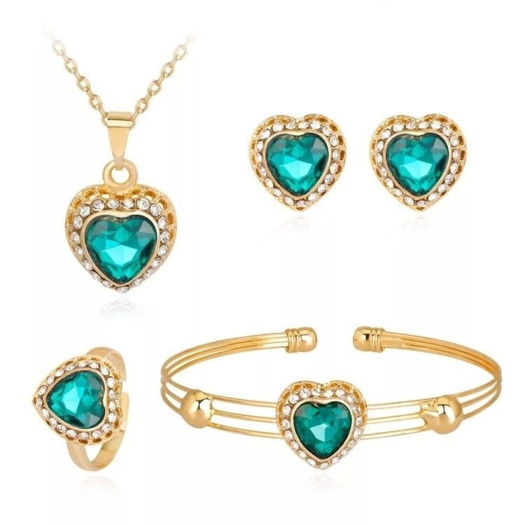 Love gem jewelry set