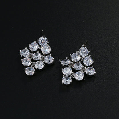 Women's Necklace Super Zircon Jewelry Set