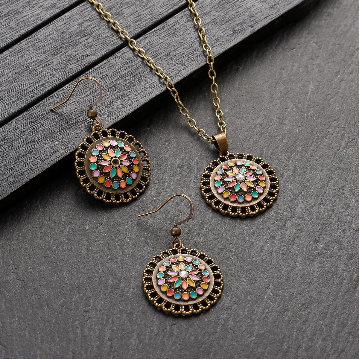 Bohemian Style Colorful Bead Jewelry Set