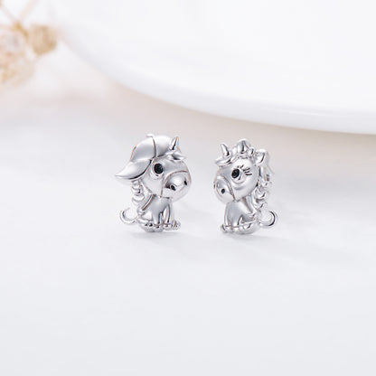 Unicorn Earrings in Sterling Silver Cute Gift for Girls