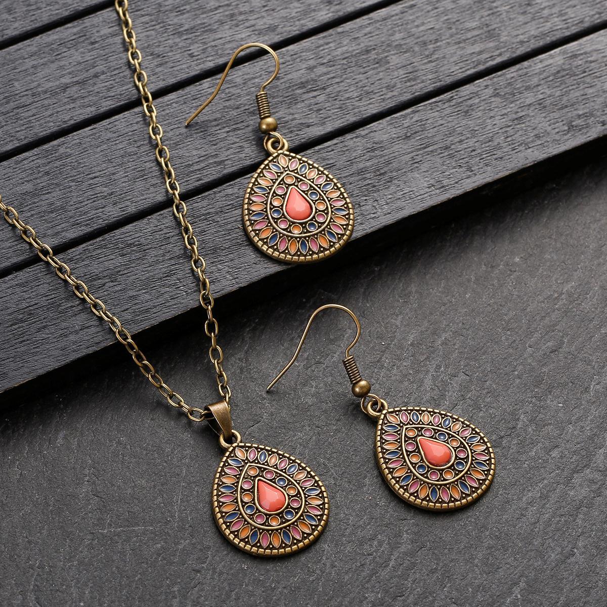 Bohemian Style Colorful Bead Jewelry Set