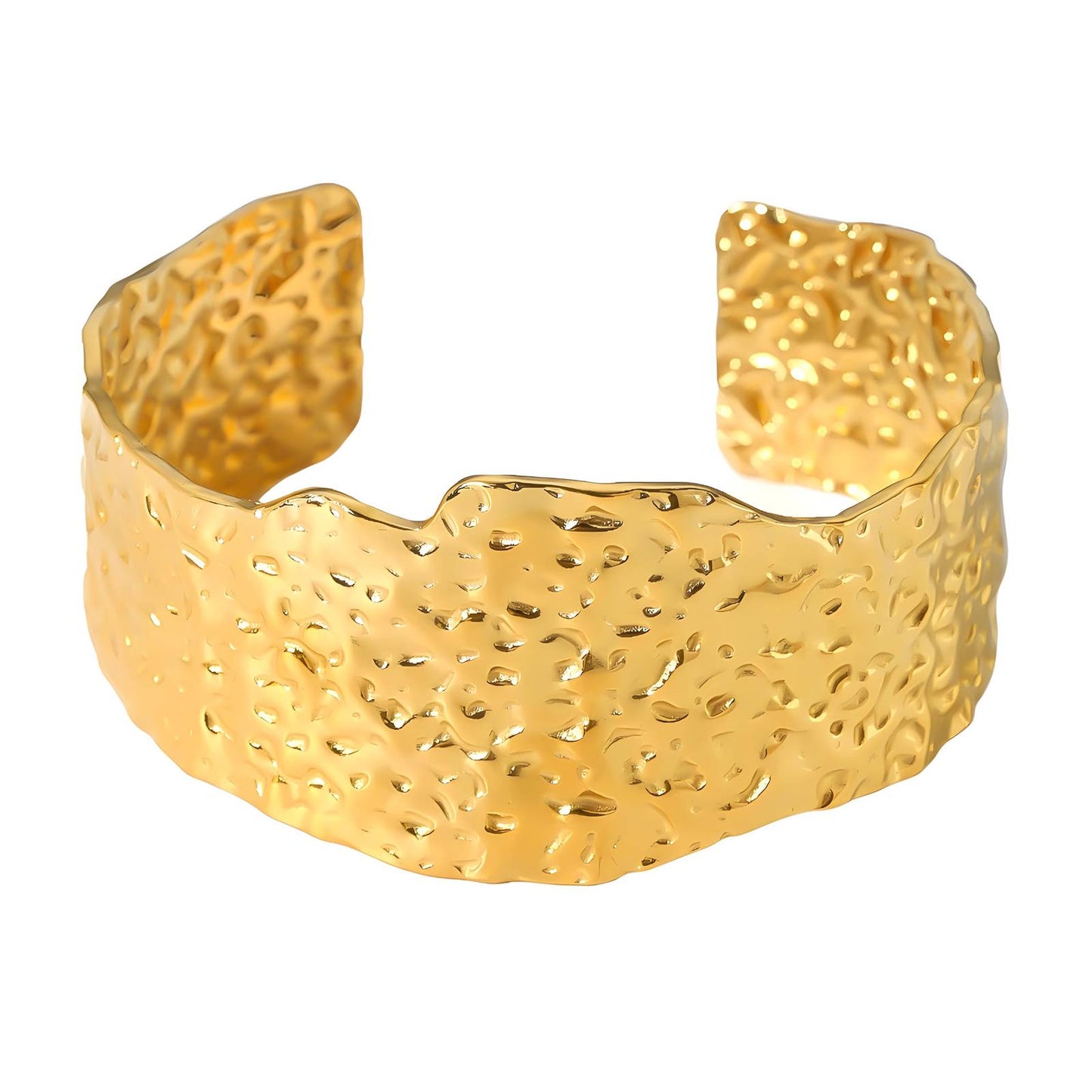 18K gold plated Stainless steel bracelet, Intensity