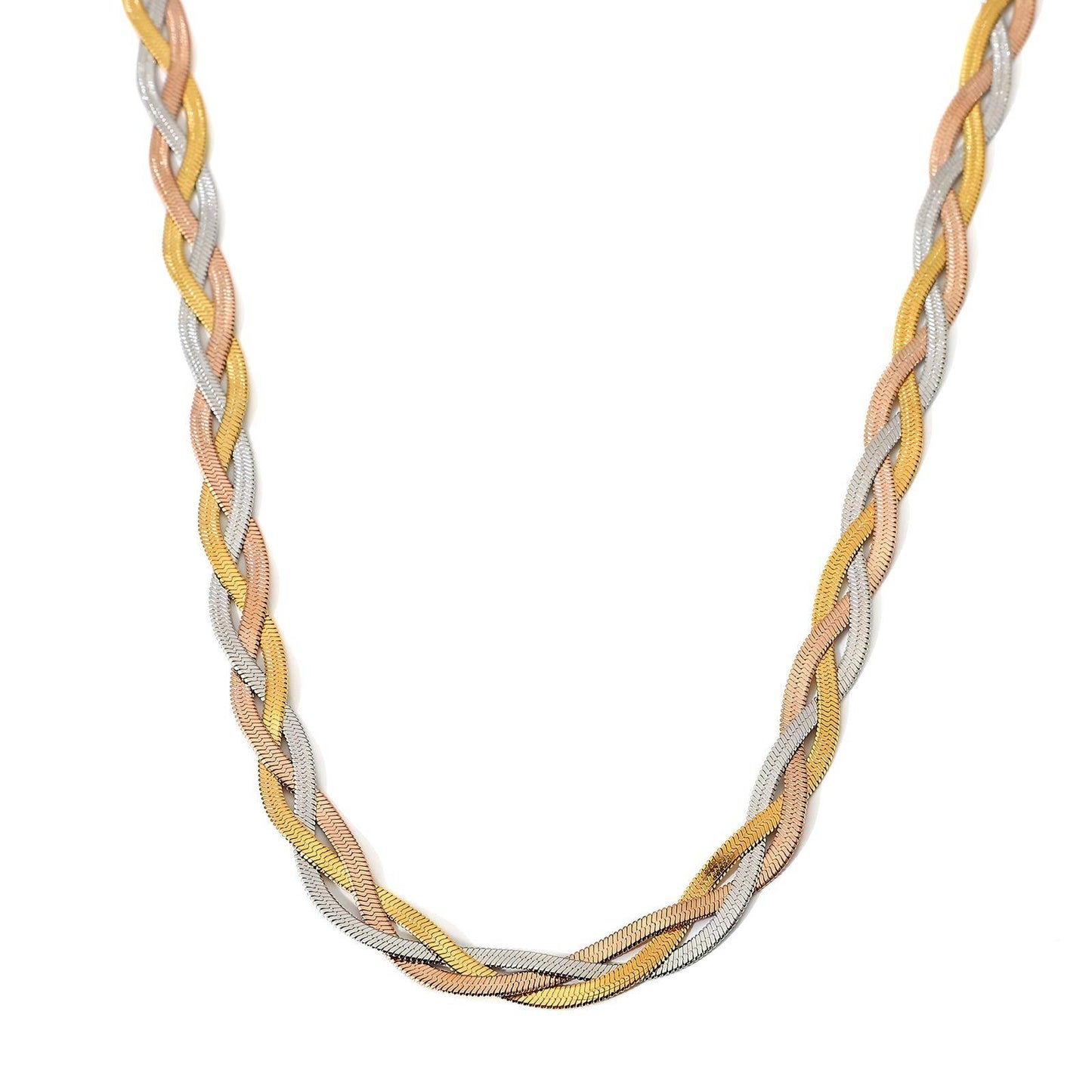 18K gold plated Stainless steel necklace, Intensity