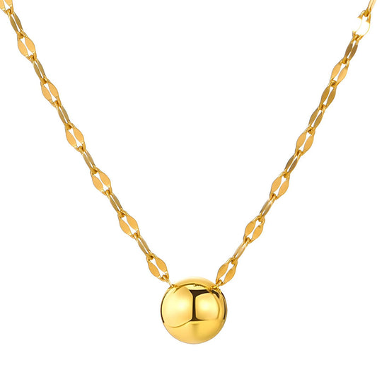 18K gold plated Stainless steel necklace, Intensity