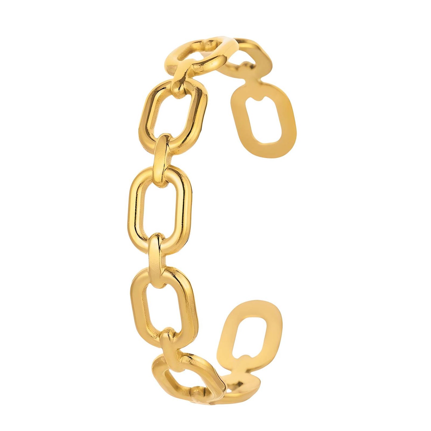 18K gold plated Stainless steel bracelet, Intensity