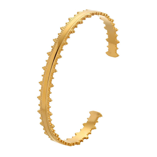 18K gold plated Stainless steel bracelet, Intensity