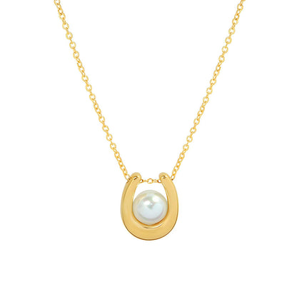 18K gold plated Stainless steel necklace, Intensity