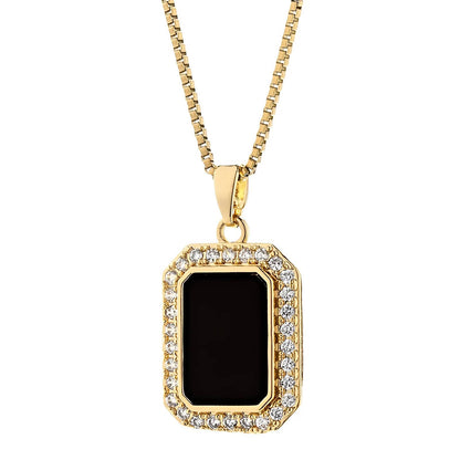 18K gold plated Stainless steel necklace, Intensity