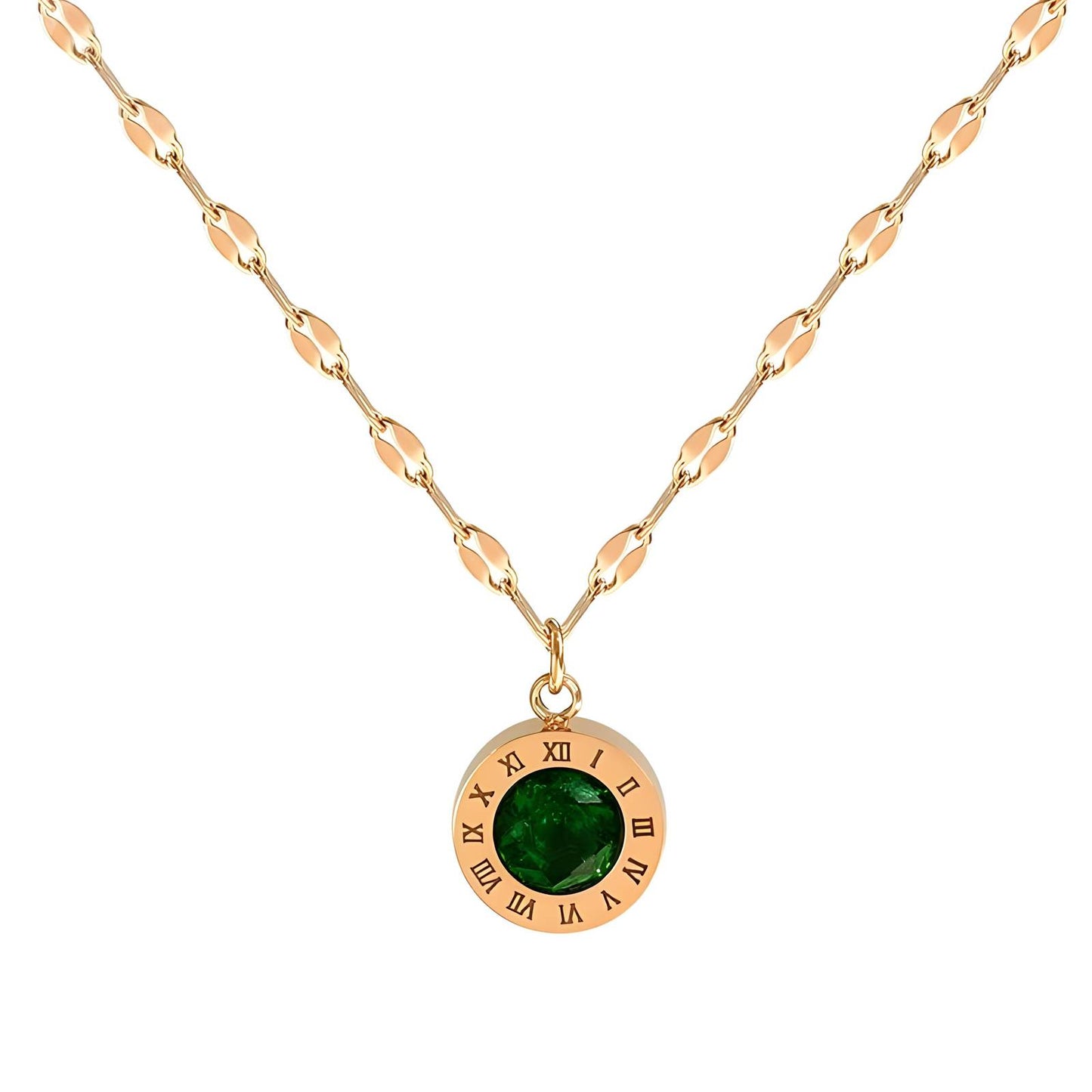 18K gold plated Stainless steel necklace, Intensity