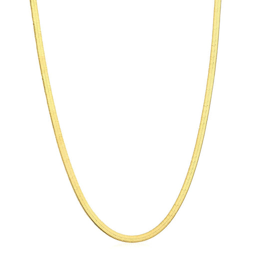 18K gold plated Stainless steel necklace, Intensity