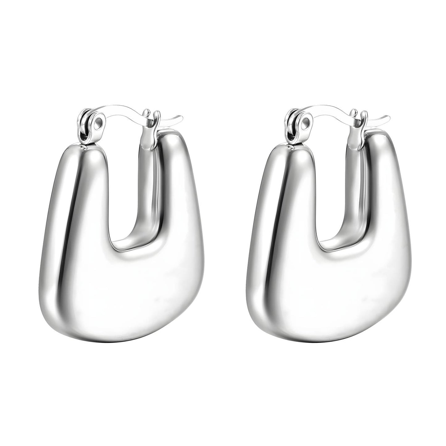 Stainless steel earrings, Intensity