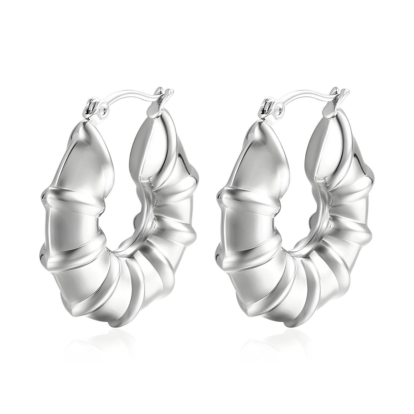 Stainless steel earrings, Intensity