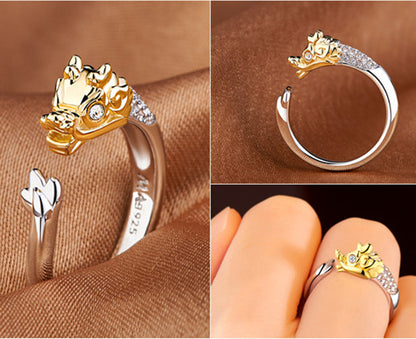 Rhinestone Zodiac Ring