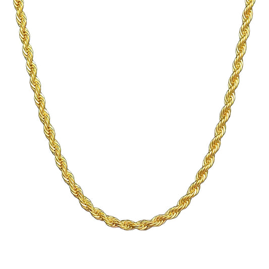 18K gold plated Stainless steel necklace, Intensity