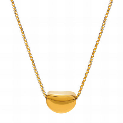 18K gold plated Stainless steel necklace, Intensity