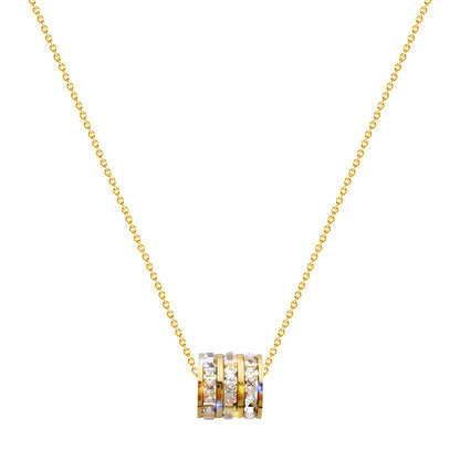 18K gold plated Stainless steel necklace, Intensity