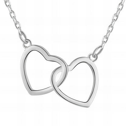 Stainless steel  Hearts necklace, Intensity